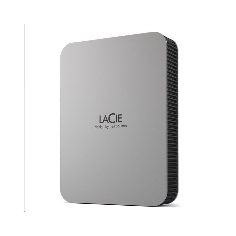 LaCie HDD External Mobile Drive (2.5'/5TB/ USB 3.1 TYPE C), Moon Silver
