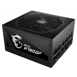 OPRAVENÉ - MSI zdroj MPG A750GF/ 750W/ ATX/ akt. PFC/ 10 let celková záruka/ 140mm ventilátor/ modulární kabeláž/ 80PLUS...