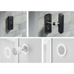 Ubiquiti Video zvonek UniFi Protect UVC-G4 Doorbell Pro PoE Kit, Duální kamera, 5Mpx s Infra + 8Ppx + PoE zvonek