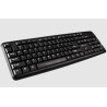 CANYON klasická USB klávesnice, omývatelná, černá, RU layout/Cyrilice, černá