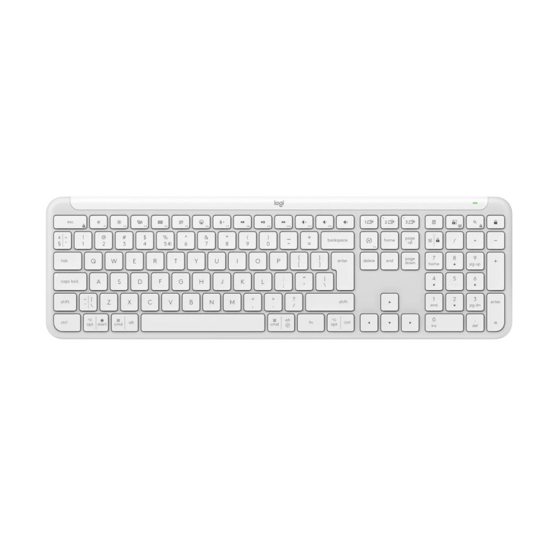 Logitech Wireless Keyboard SLIM K950 - WHITE - US INT'L 2.4GHz/BT