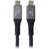 Gembird kábel USB-C (M) na USB-C (M), prémiový, USB 3.2 Gen, 100W, 20 GBps, 1.5 m, čierny