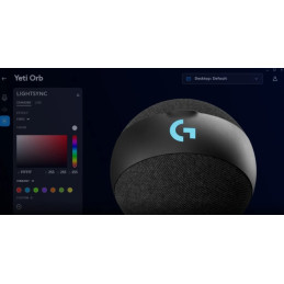 Logitech Yeti Orb RGB Gaming Mic with LIGHTSYNC - BLACK - USB