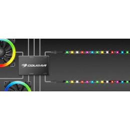 COUGAR LED pásek 2x 350mm, RGB efekty