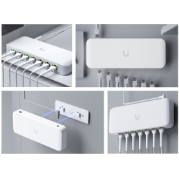 Ubiquiti Switch L2 UniFi USW-Ultra, 8-Port Gigabit, 7x PoE+-out, 1x PoE++ in, PoE budget 52W, s AC adaptérem