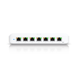 Ubiquiti Switch L2 UniFi USW-Ultra, 8-Port Gigabit, 7x PoE+-out, 1x PoE++ in, PoE budget 202W, s AC adaptérem
