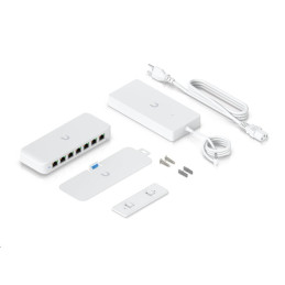Ubiquiti Switch L2 UniFi USW-Ultra, 8-Port Gigabit, 7x PoE+-out, 1x PoE++ in, PoE budget 202W, s AC adaptérem