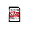 Kingston paměťová karta 256GB Canvas React Plus SDXC UHS-II 280R/150W U3 V60 for Full HD/4K