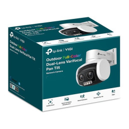 4MP Dual-Lens Varied Focal Full-Color PT Camera SPEC:H.265+/H.265/H.264+/H.264, 1/3" Progressive Scan CMOS, Color/0.005