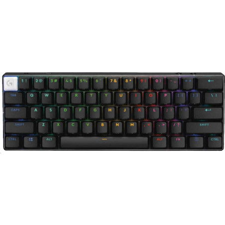 Logitech PRO X 60 LIGHTSPEED Wireless Gaming Keyboard (Tactile) - BLACK - US INT'L