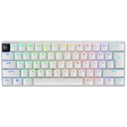 Logitech PRO X 60 LIGHTSPEED Wireless Gaming Keyboard (Tactile) - WHITE - US INT'L