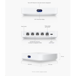 Ubiquiti UniFi Cloud Gateway Ultra (UCG-Ultra) - Cloud Gateway s funkcí routeru, WAN 2.5Gb, 4x LAN 1Gb