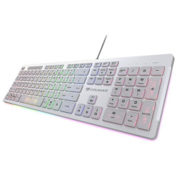 COUGAR herní klávesnice VANTAR S RGB White, Ultra Slim Thickness, Anti-Ghosting