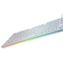 COUGAR herní klávesnice VANTAR S RGB White, Ultra Slim Thickness, Anti-Ghosting
