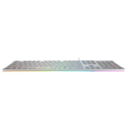 COUGAR herní klávesnice VANTAR S RGB White, Ultra Slim Thickness, Anti-Ghosting