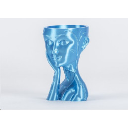 Filament PM tisková struna/filament 1,75 SILK "Sky Blue" 1 kg