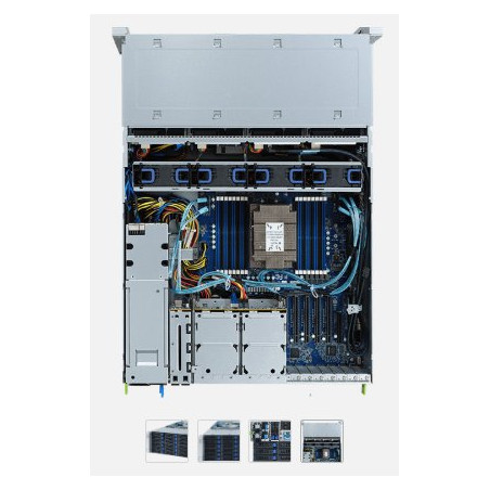 Gigabyte S452-Z30-00_(MB_MZ32-AR0-00)_4U_1x (amd milan/rome)_Socket SP3_16xDIMM_42x Storage_2x 1200W_Platinum PSU_Air Co