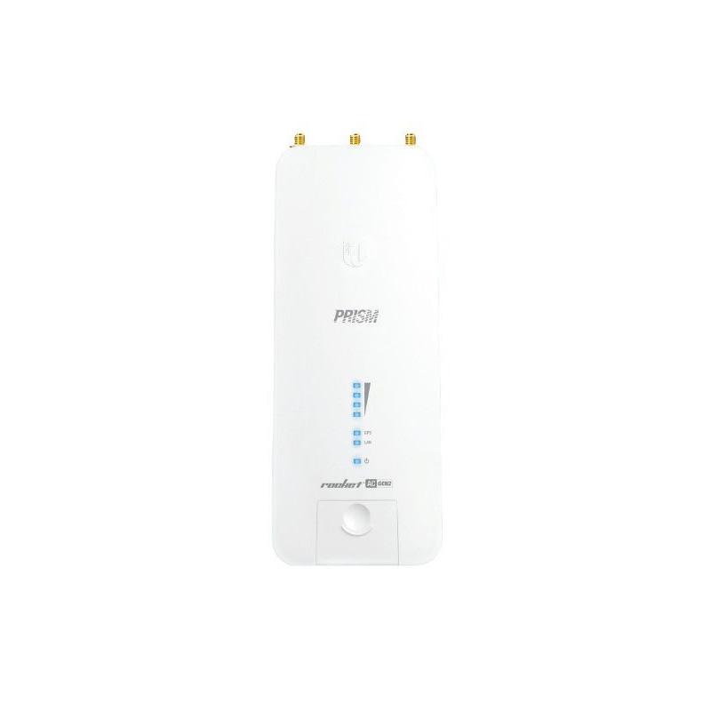 Ubiquiti Jednotka RP-5AC-Gen2 Rocket airPrism, 5 GHz AC, 2.4 GHz integ. rádio, PoE-in