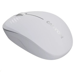 CANYON myš optická bezdrátová MW-4, 1200 dpi,3 tl., Bluetooth, AA baterie, bílá