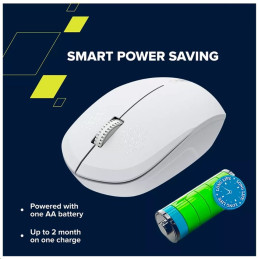 CANYON myš optická bezdrátová MW-4, 1200 dpi,3 tl., Bluetooth, AA baterie, bílá