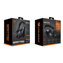 COUGAR herní headset SPETTRO ANC 40mm BT/3.5mm black