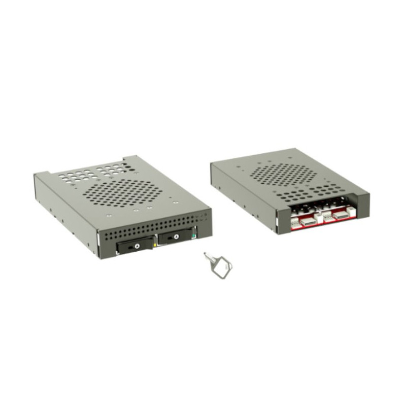 Jou Jye JJ-GM3-102M2-Fr/Slimline SAS(SFF-8654) 1x3.5" for 2xM.2