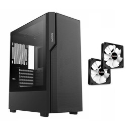1stCOOL GAMER 5, skrinka ATX, USB3.0, USB-C, 2x fan, čierna
