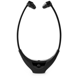 NEDIS bezdrátová TV sluchátka/ RF/ do uší/ výdrž 4,5 hodin/ rozsah 35 m/ digitální zvuk/ vyvážení zvuku/ černé