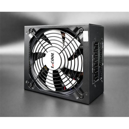 Zdroj 700W 1stCOOL WHITE STORM 700 85+ EVO modular, 14cm fan