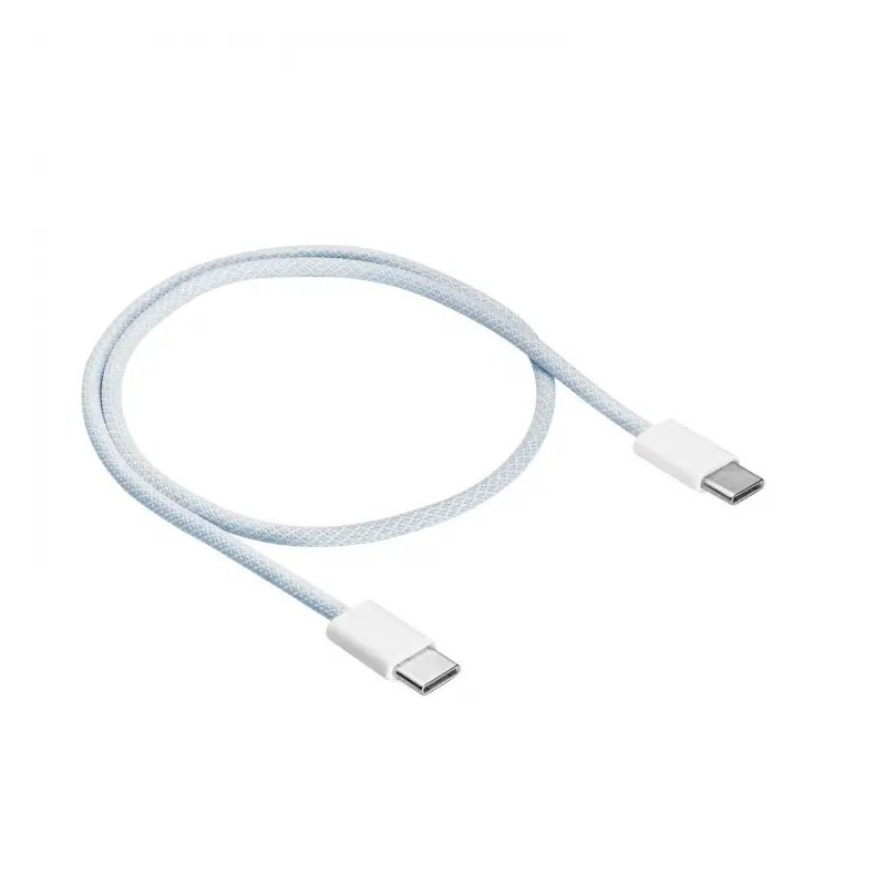Akyga Kabel USB-C / USB-C 2.0 60W, bílá 50cm