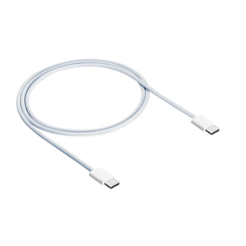 Akyga Kabel USB-C / USB-C 2.0 60W, bílá 1m