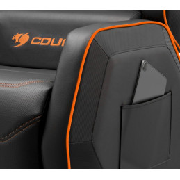 COUGAR herní křeslo RANGER S - černá/oranžová, boční kapsa