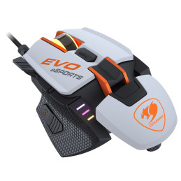 COUGAR herní myš drátová 700M Evo eSPORTS, optical, RGB, PMW-3389, 16000 DPI, white