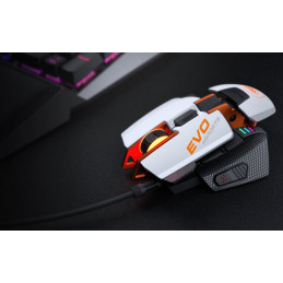 COUGAR herní myš drátová 700M Evo eSPORTS, optical, RGB, PMW-3389, 16000 DPI, white