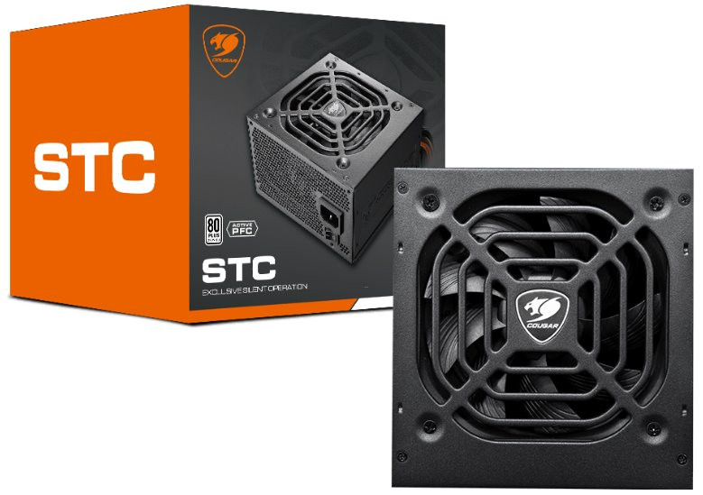 COUGAR PC zdroj STC 600W 80+, tichý