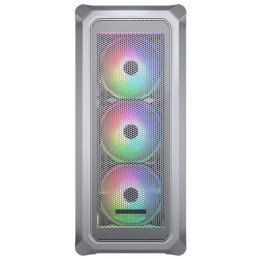 COUGAR PC skříň ARCHON 2 Mesh RGB White Mid Tower Mesh Front Panel 3 x ARGB Fans 3mm TG Left Panel