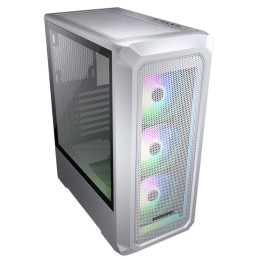 COUGAR PC skříň ARCHON 2 Mesh RGB White Mid Tower Mesh Front Panel 3 x ARGB Fans 3mm TG Left Panel