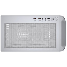 COUGAR PC skříň ARCHON 2 Mesh RGB White Mid Tower Mesh Front Panel 3 x ARGB Fans 3mm TG Left Panel