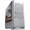 COUGAR PC skříň MG140 Air RGB White Mini Tower Air Vents Front Panel 3 x ARGB Fans 4mm TG Left Panel