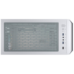 COUGAR PC skříň MG140 Air RGB White Mini Tower Air Vents Front Panel 3 x ARGB Fans 4mm TG Left Panel
