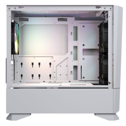 COUGAR PC skříň MG140 Air RGB White Mini Tower Air Vents Front Panel 3 x ARGB Fans 4mm TG Left Panel