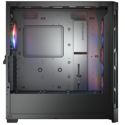 COUGAR PC skříň DUOFACE Pro RGB Black Mid Tower TG & Airflow Front Panel 4 x ARGB Fans TG Left Panel
