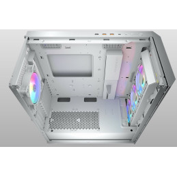 COUGAR PC skříň DUOFACE Pro RGB Black Mid Tower TG & Airflow Front Panel 4 x ARGB Fans TG Left Panel