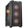 COUGAR PC skříň MX600 Black Full Tower Mesh Front Panel 3 x 140mm + 1 x 120mm Fans TG Left Panel