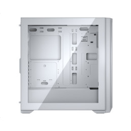 COUGAR PC skříň MX330-G Pro White Mid Tower Mesh Front Panel 1 x 120mm Fan TG Left Panel