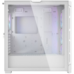 COUGAR PC skříň DUOFACE Pro RGB White Mid Tower TG & Airflow Front Panel 4 x ARGB Fans TG Left Panel