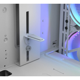 COUGAR PC skříň DUOFACE Pro RGB White Mid Tower TG & Airflow Front Panel 4 x ARGB Fans TG Left Panel