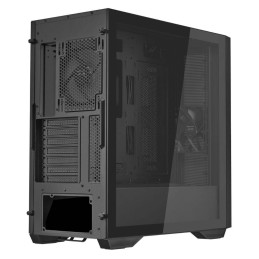 COUGAR PC skříň UNIFACE Black Mid Tower Mesh Front Panel 2 x ARGB Fans TG Left Panel