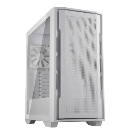 COUGAR PC skříň UNIFACE White Mid Tower Mesh Front Panel 2 x ARGB Fans TG Left Panel