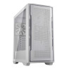 COUGAR PC skříň UNIFACE White Mid Tower Mesh Front Panel 2 x ARGB Fans TG Left Panel